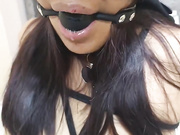 Amelia in bondage naked and helpless in vibed ***
