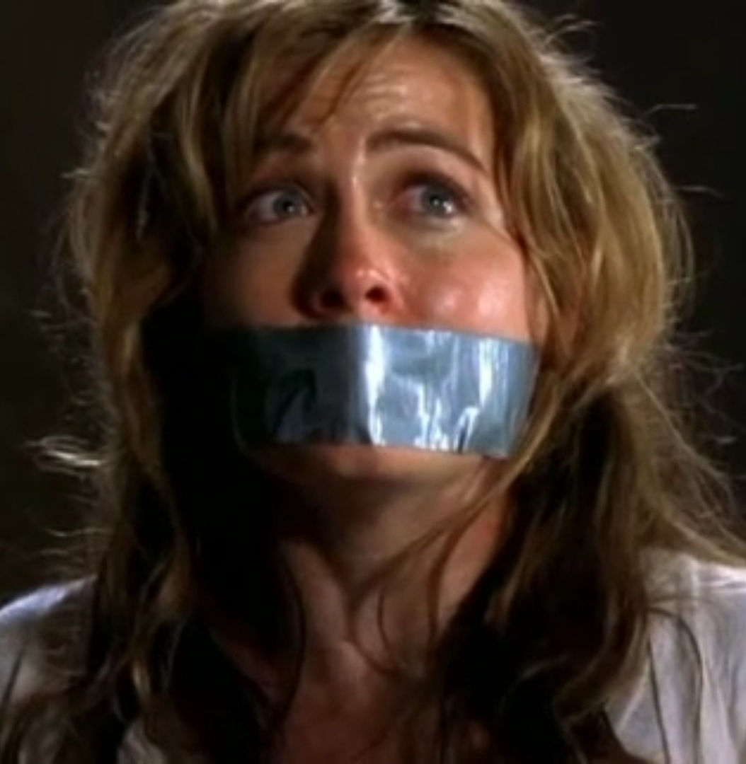 BoundHub - Sonya Walger tape gagged