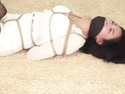 chinese girl in a lot of rope