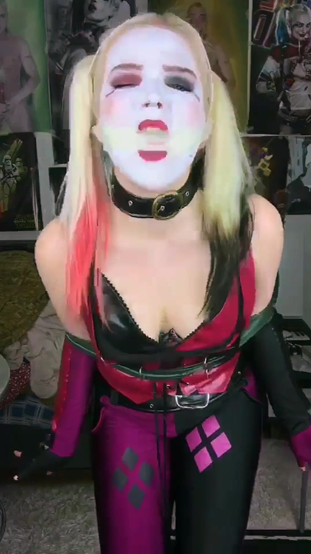 Harley Quinn Tied Up Porn - BoundHub - SlimWhispers Gagged as Harley Quinn