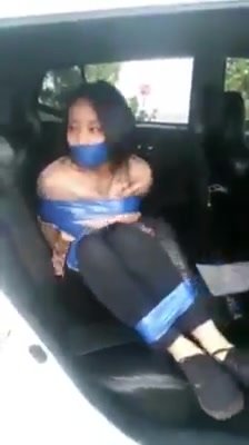 BoundHub - tied in car indo girl