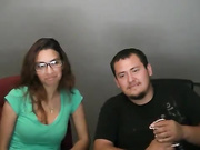 Cute Girl Cleave Gag and Blindfold Challenge