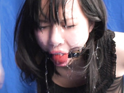 Lezdom Hogtied Gagged and Drooling