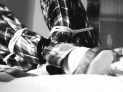 Tied up in gymslippers