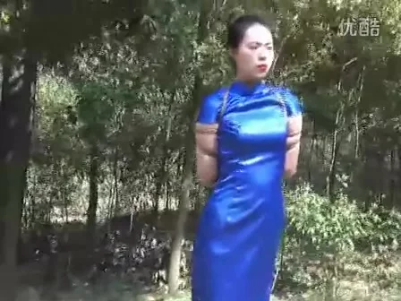 BoundHub - Asian Girl In Blue Dress