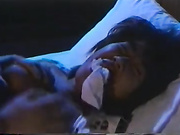 Asian in Bed Mouth Stuffing