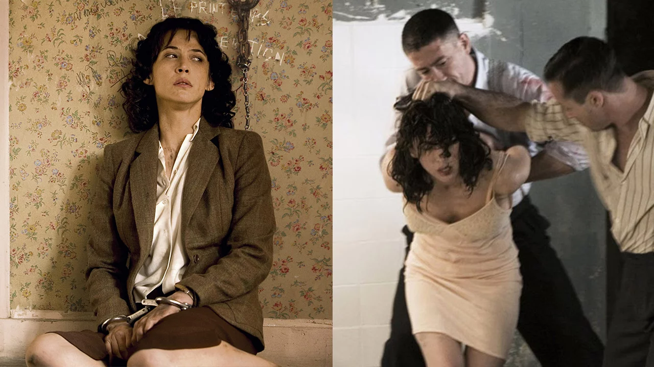 Sophie Marceau and Déborah François handcuffed - BoundHub