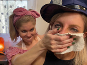 Crooked Cop Lora catches Porn Pirate Annabelle