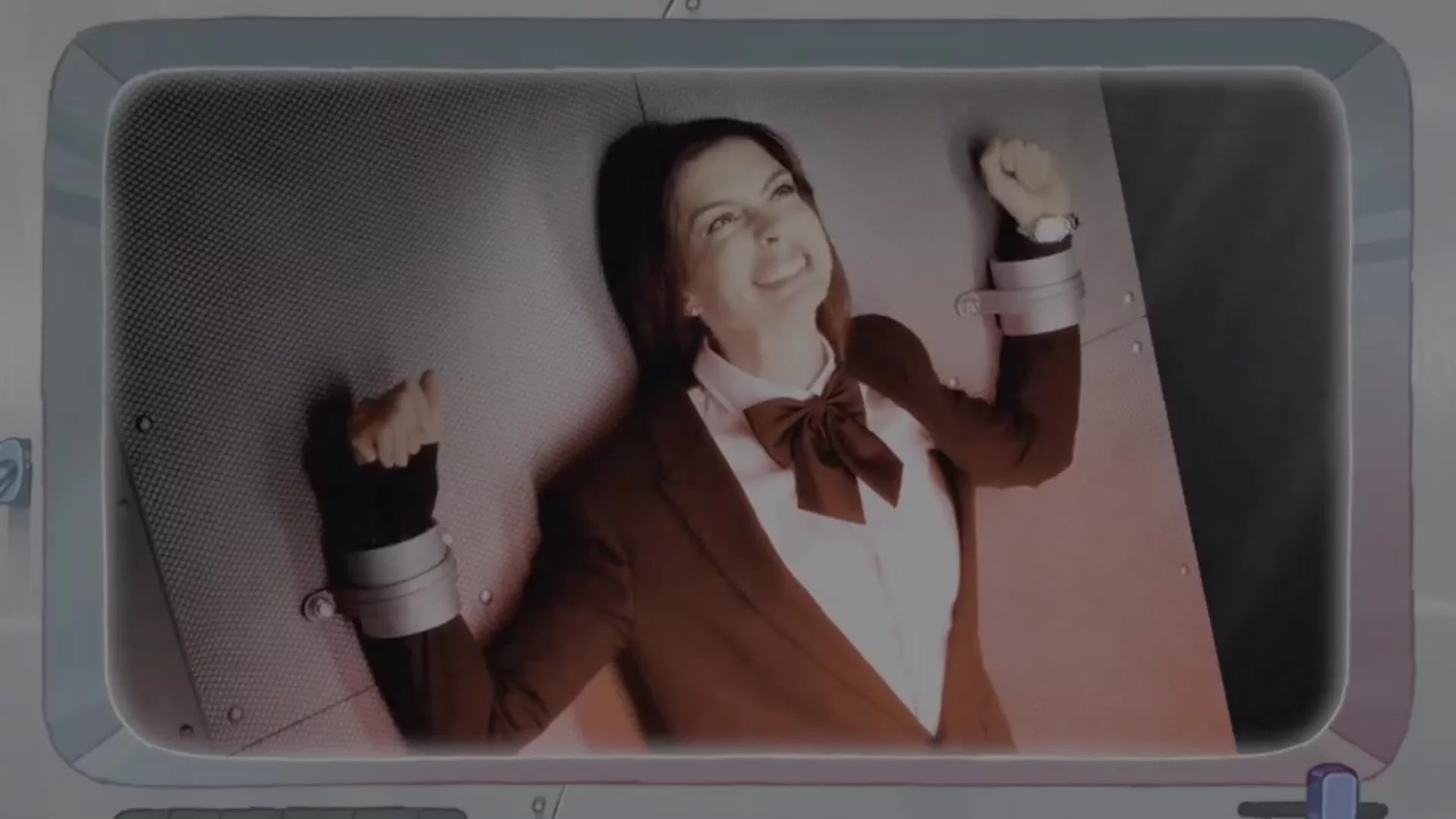 BoundHub - Anne Hathaway chained up