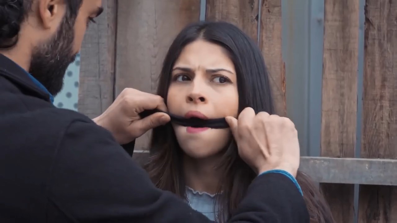 BoundHub - Pretty Turkish Actress Cleave Gagged