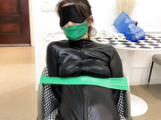 black tape and green tape