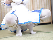saber cosplay bondage part3