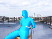 Japanese girl zentai bondage vibratior-9